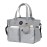 SUPROMOMI Diaper Tote: Large Baby Bag for Boy Girl,Shoulder Mommy Bag Can Make Twins and 2 Kids Nappy Package Mom Hospital Use Grey