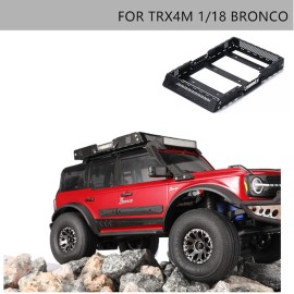 Palumma Metal Roof Luggage Rack Set for Traxxas 1/18 TRX-4M Bronco RC Crawler Car Upgrades