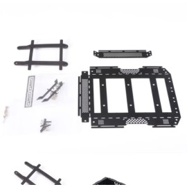Palumma Metal Roof Luggage Rack Set for Traxxas 1/18 TRX-4M Bronco RC Crawler Car Upgrades