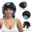 AWAYTR Long Satin Bonnet for Women - Double Layer Elastic Silk Bonnet for Braids Hair Sleeping Cap with Tie Band (Flower D)
