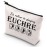 G2TUP Euchre Player Makeup Bag Euchre Game Bag I\'d Rather be Playing Euchre Card Game Gift Pouch (Euchre Makeup Bag)