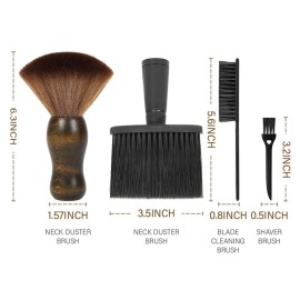 12PCS Hair Cutting Comb Set - Barber Combs for Men & Stylists - Barber Cape with Adjustable Neck Size & Neck Duster Brush