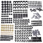 Habow 450pcs Technic-Parts Gears-Axle-Pin-Connector Compatible with Lego-Technic, Technic Bush Technic Joint Connector. MOC Replacement Pieces and Parts.