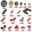 Habow 450pcs Technic-Parts Gears-Axle-Pin-Connector Compatible with Lego-Technic, Technic Bush Technic Joint Connector. MOC Replacement Pieces and Parts.