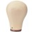 21 Inch Cork Canvas Block Head Mannequin Head Wig Display Styling Head.