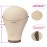 21 Inch Cork Canvas Block Head Mannequin Head Wig Display Styling Head.