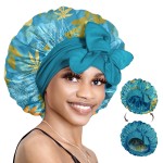 BONNET QUEEN Silk Bonnet for Sleeping Women Reversible Double Layer Satin Bonnet Hair Bonnet Night Sleep Cap for Curly Hair