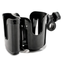Universal Stroller & Walker Cup Holder Attachment - Fits Most Strollers, Wheelchairs, Bikes & Motorcycles