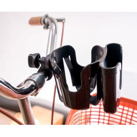 Universal Stroller & Walker Cup Holder Attachment - Fits Most Strollers, Wheelchairs, Bikes & Motorcycles