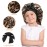 AWAYTR Long Toddler Silk Bonnet for Sleeping Elastic Satin Bonnets for Curly Hair Braid Night Cap for Aged 3-12 Kids (Leopard)