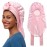 AWAYTR Long Satin Bonnet for Braids - Elastic Silk Hair Bonnets for Sleeping Night Cap Stretchy Tie Band for WomenPink