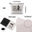 G2TUP M Inspired Gift Dating M Makeup Bag M Merch (M White Bag)