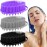 Silicone Body Brush, Exfoliating Body Scrubber, Silicone Body Scrubber Loofah, Silicone Bath Brush, Soft Exfoliating Body Bath Shower Scrubber Brush for Kids and Adults All Kinds of Skin -3 Pack