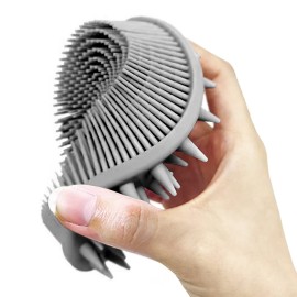 Silicone Body Brush, Exfoliating Body Scrubber, Silicone Body Scrubber Loofah, Silicone Bath Brush, Soft Exfoliating Body Bath Shower Scrubber Brush for Kids and Adults All Kinds of Skin -3 Pack Silicone Body Brush, Exfoliating Body Scrubber, Silicone Body Scrubber Loofah, Silicone Bath Brush, Soft Exfoliating Body Bath Shower Scrubber Brush for Kids and Adults All Kinds of Skin -3 Pack