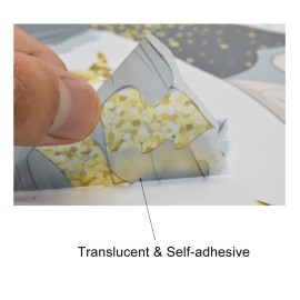 Pinenjoy Ballet Dancing Girl Wall Art Decals Ballerina and Black Swan Wall Sticker 48x31inch Removable Vinyl Wall Decors for Girls Kids Bedroom Nursery Dance Room Playroom