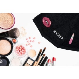 DAN RIVER Makeup Towel 100% Spun Cotton - (Pack of 6) Luxuriously Soft Reusable Makeup Remover Cloth, Facial Cleansing Cloth, of 6 13x13 Inch, Black Towels - Makeup DAN RIVER Makeup Towel 100% Spun Cotton - (Pack of 6) Luxuriously Soft Reusable Makeup Remover Cloth, Facial Cleansing Cloth, of 6 13x13 Inch, Black Towels - Makeup