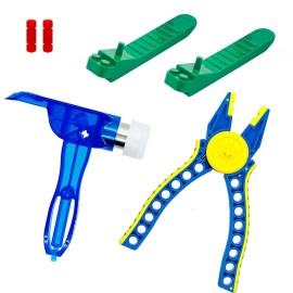 TACYILLU Building Blocks Tool Kit Brick Separator Multi-Use Hammer and Block Pliers Accessories Toys for Boys Girls Kids 6+ Gifts Compatible with Major Brands