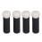 Foot File Replacement Grinding Head, 4Pcs Electric Foot File Roller Replacing Head for Electronic Foot File Callus Remover, Extra Coarse Replacement Foot File Roller Refill Heads