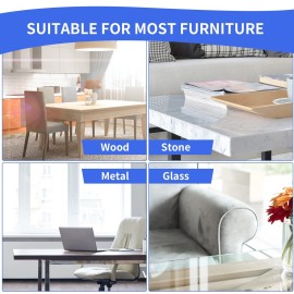 18 Pack Corner Protectors Baby Proof Corners and Edges Protector, Extra Large Clear Table Corner Protectors for Baby Safety Guards Bumpers Cover Sharp Furniture