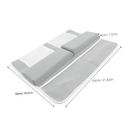 1 Set Infant Bath Tub Bath Kneeler Knee Pads for Babies Bath Kneeler Mat Kneeling with Pocket Bath Elbow Cushion Mat Supple Bath Kneeler Bedroom Bath Kneeler