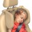 Yoocaa Adjustable Car Headrest Pillow, Road Pal Headrest, U-Shaped Travel Sleeping Pillow for Kids & Adults, Head Neck Support Only Suitable for Car Seat Headrest with Poles, Khaki