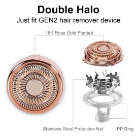 co2CREA Hard Case and Replacement Head Compatible with Finishing Touch Flawless Facial Hair Remover Electric Face Razor for Women (Rose Gold Case + Replacement Head) co2CREA Hard Case and Replacement Head Compatible with Finishing Touch Flawless Facial Hair Remover Electric Face Razor for Women (Rose Gold Case + Replacement Head)