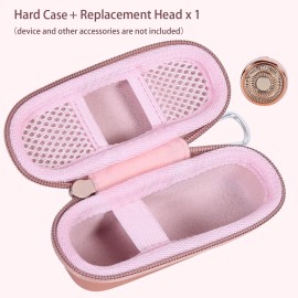 co2CREA Hard Case and Replacement Head Compatible with Finishing Touch Flawless Facial Hair Remover Electric Face Razor for Women (Rose Gold Case + Replacement Head) co2CREA Hard Case and Replacement Head Compatible with Finishing Touch Flawless Facial Hair Remover Electric Face Razor for Women (Rose Gold Case + Replacement Head)
