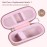co2CREA Hard Case and Replacement Head Compatible with Finishing Touch Flawless Facial Hair Remover Electric Face Razor for Women (Rose Gold Case + Replacement Head)