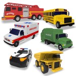 SplashEZ Mold Free Baby Bath Toys, No Hole Bath Toys for Toddlers, Bathtub 6-Pack Cars Set for Kids, No Mold Floating Water 6 Vehicles Set for Pool, BPA-Free Safe Fun, Infant Ages 1 3 6 12 18 Mo