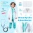 GIFTINBOX Doctor Costume for Kids Doctor Lab Coat for Kids Real Stethoscope, Lab Costumes for Children age 3-12