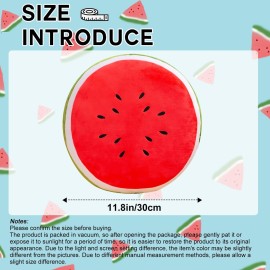 CHELEI2019 11.8 Watermelon Pillow Plush Cute Stuffed Fruit Cushion Hug Toy Gift for Kids