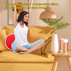CHELEI2019 11.8 Watermelon Pillow Plush Cute Stuffed Fruit Cushion Hug Toy Gift for Kids