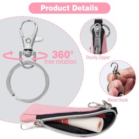 GOCOHHI Chapstick Holder, 6 Pcs Lip Balm Sleeve Pouch, Portable Lipstick Holder Bag, Mini Clip-on Makeup Travel Accessories, Great Stuffers for Women GOCOHHI Chapstick Holder, 6 Pcs Lip Balm Sleeve Pouch, Portable Lipstick Holder Bag, Mini Clip-on Makeup Travel Accessories, Great Stuffers for Women