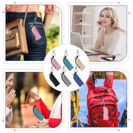 GOCOHHI Chapstick Holder, 6 Pcs Lip Balm Sleeve Pouch, Portable Lipstick Holder Bag, Mini Clip-on Makeup Travel Accessories, Great Stuffers for Women GOCOHHI Chapstick Holder, 6 Pcs Lip Balm Sleeve Pouch, Portable Lipstick Holder Bag, Mini Clip-on Makeup Travel Accessories, Great Stuffers for Women