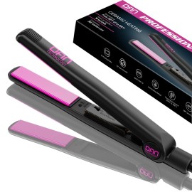 DAN Technology 1 inch Ceramic Flat Iron, 500 degree Adjustable Temperature Hair Straightener, Fast Heating, Dual Voltage, Professional Hair Iron Straightener for Thick Hair