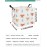 FANKANG Square Nursery Hamper Storage Bins Canvas Laundry Basket Foldable with Waterproof PE Coating Storage Baskets Gift Baskets for Children, Office, Bedroom, ClothesSquare-Fox