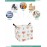 FANKANG Square Nursery Hamper Storage Bins Canvas Laundry Basket Foldable with Waterproof PE Coating Storage Baskets Gift Baskets for Children, Office, Bedroom, ClothesSquare-Fox