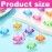Junkin 24 Pcs Mini Axolotl Resin Charms Miniature Axolotl Ornament Tiny Animal Figures for DIY Garden Dollhouse Birthday Party Decoration Aquarium