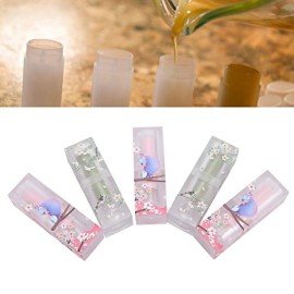 5pcs DIY Lip Balm Container Tubes with Empty Cosmetic Lipstick Tube Containers