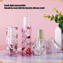 5pcs DIY Lip Balm Container Tubes with Empty Cosmetic Lipstick Tube Containers