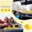 Lenwen 24 Pcs Middle Finger Rubber Ducks, 1.97 Inch Small Rubber Duck The Finger, Funny Yellow Rubber Ducky Bath Toy Float Bathtub Toys for Car Dashboard Interior Decorations