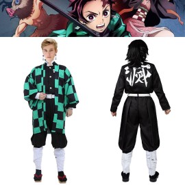 Kitimi Kamado Anime Cosplay Costume, Anime Cosplay Kimono, Halloween Costume for Women Men