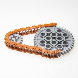 ASTEM 100+PCS Technic Gears & Axles Compatible with Lego Technic Sets - Gears, Rack, Pins, Axles, Differential for Car Building Brick Accessories - Random Color