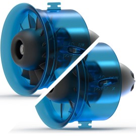 ZKSJ 40mm Mini EDF 8 Blades Ducted Fan RC Brushless Motor 6500KV Thrust 575g for 3-4S Jet Airplane Aircraft(CCW)
