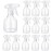 Jinei 24 Pcs 8 oz Empty Plastic Spray Bottle with Trigger Sprayers Pet Adjustable Head from Fine to Stream Refillable for Hair Plants Cooking Pets, No Leakage(Clear)