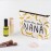 BLUPARK Nana Makeup Bag - Bananas Theme Zipper Pouch Grandma Cosmetic Bag