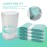 Zippland Diaper Pail Liner Refills Bags Compatible with Janibell Akord 330 Series Adult Diaper System, Green, Lightly Scented, 4 Count
