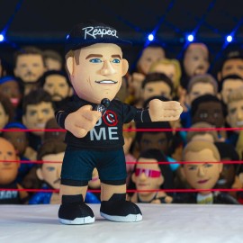 Bleacher Creatures WWE John Cena (Hustle Loyalty Respect) 10 Plush Figure - A Wrestling Legend for Play or Display