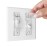 Wall Switch Guard, ILIVABLE Child Proof Light Switch Plate Covers Protects Your Lights from being Accidentally Turned On or Off by Children and Adults (Clear, 4 Pack)