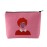 G2TUP Red Ribbon Girl Makeup Bag Musical Theatre Fans Gift You\'re Never Fully Dressed Without A Smile Cosmetic Bag Musical Gift (Without a Smile)